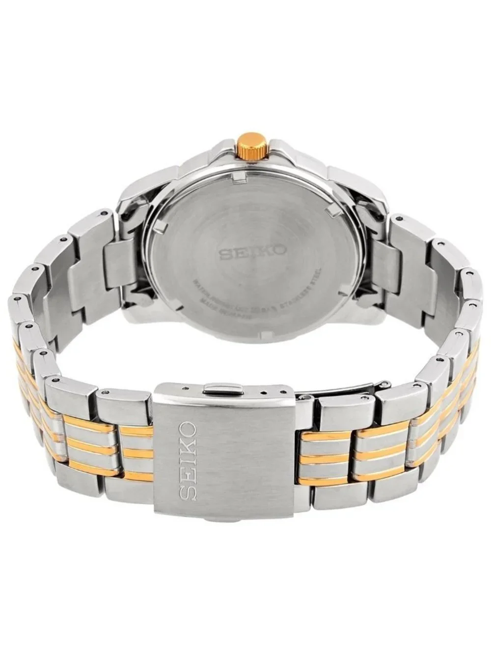 NWT Seiko Essentials Quartz Grey Dial Men's Watch